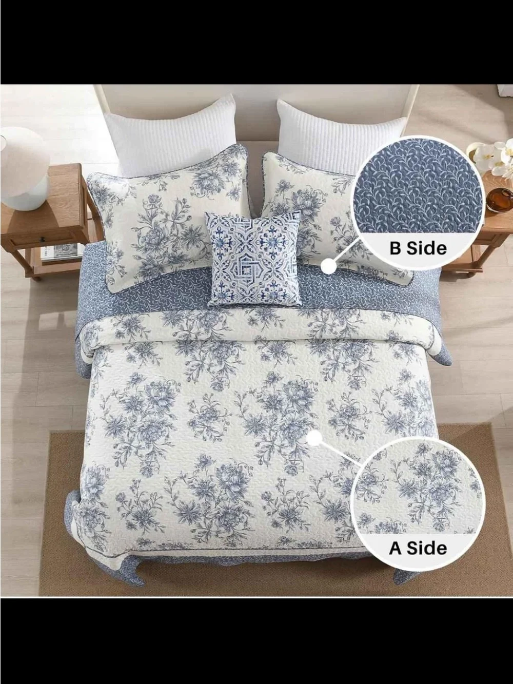 Botanical Oversized King Bedspreads 120
